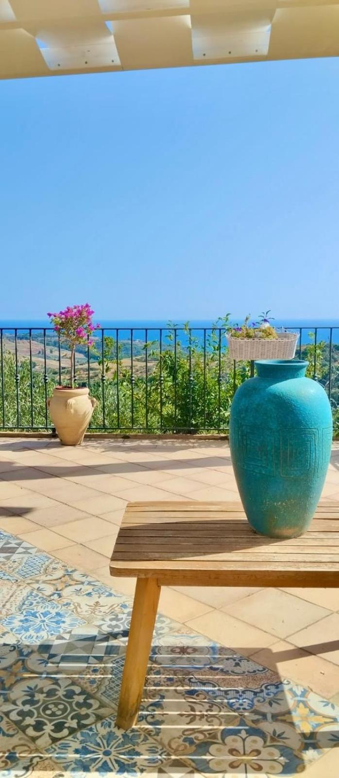 Villa Immersa In Oliveto Vista Mare Sciacca Dış mekan fotoğraf